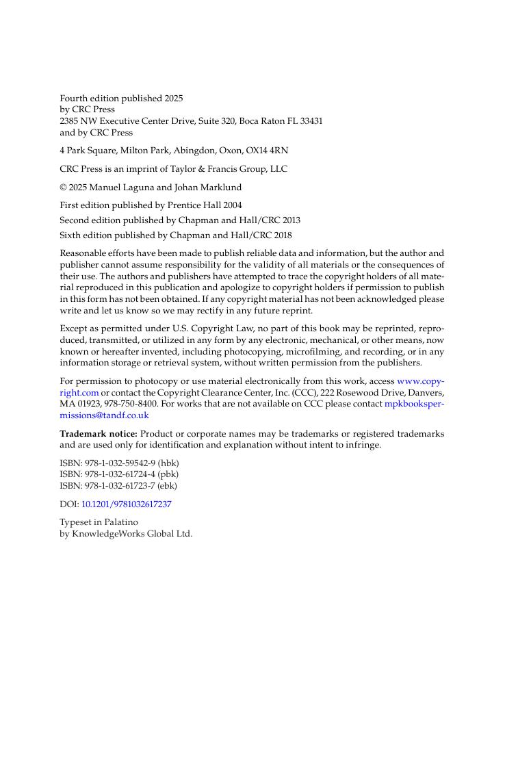 Preview page 7 of eBook Business Process Analytics Modeling, Simulation, and Design 4th Edition By Manuel Laguna, Johan Marklund