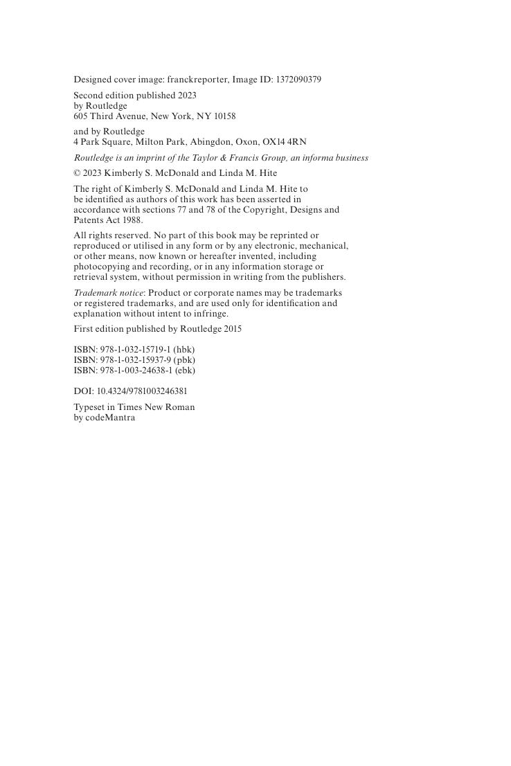 Preview page 7 of eBook Career Development A Human Resource Development Perspective 2nd Edition By Kimberly McDonald, Linda Hite