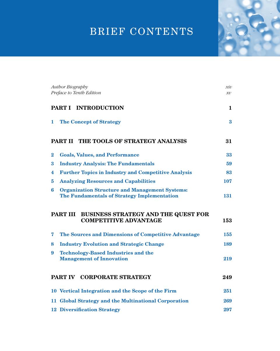 Preview page 9 of eBook Contemporary Strategy Analysis 10th Edition By Robert Grant