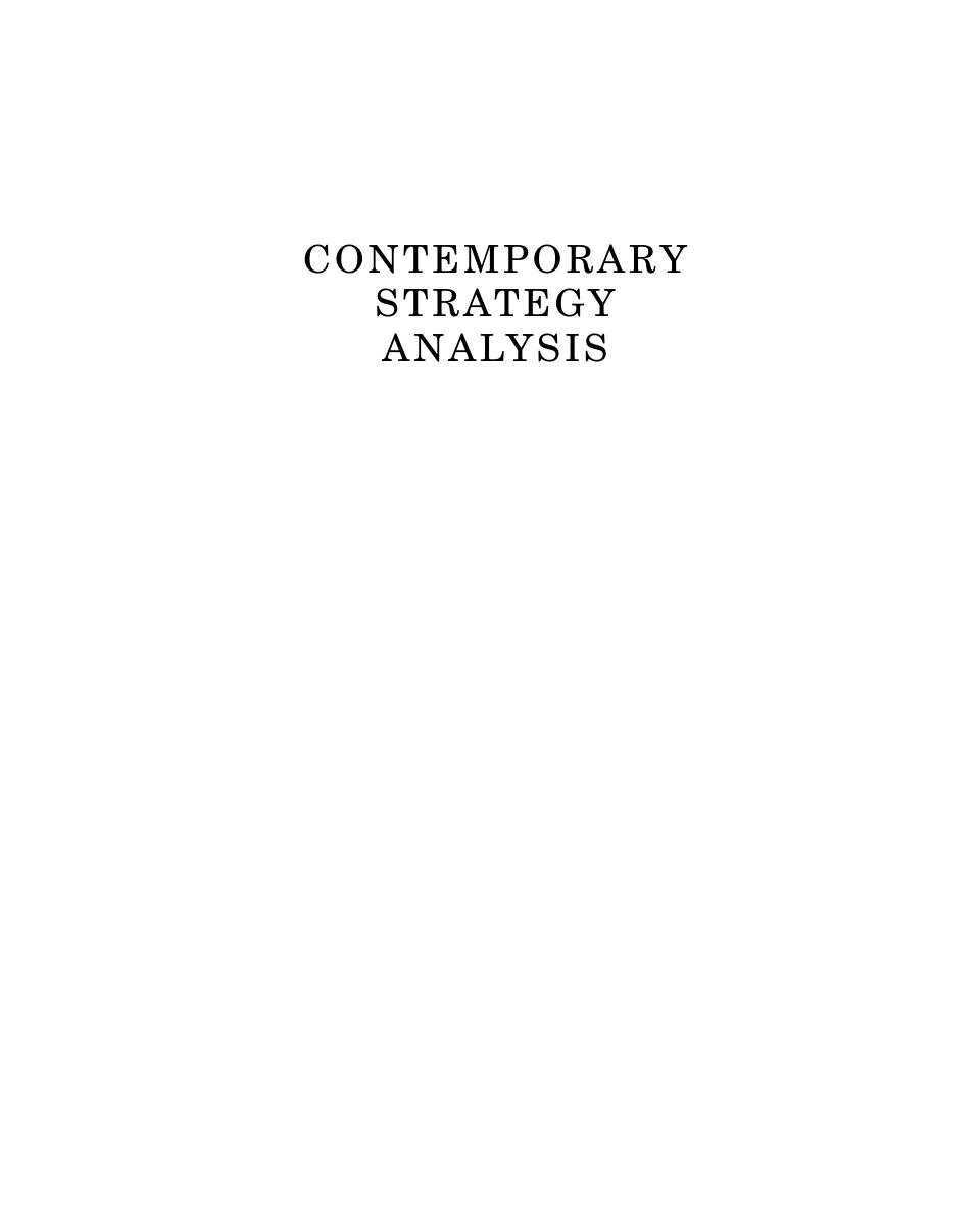 Preview page 3 of eBook Contemporary Strategy Analysis 11th Edition By Robert Grant