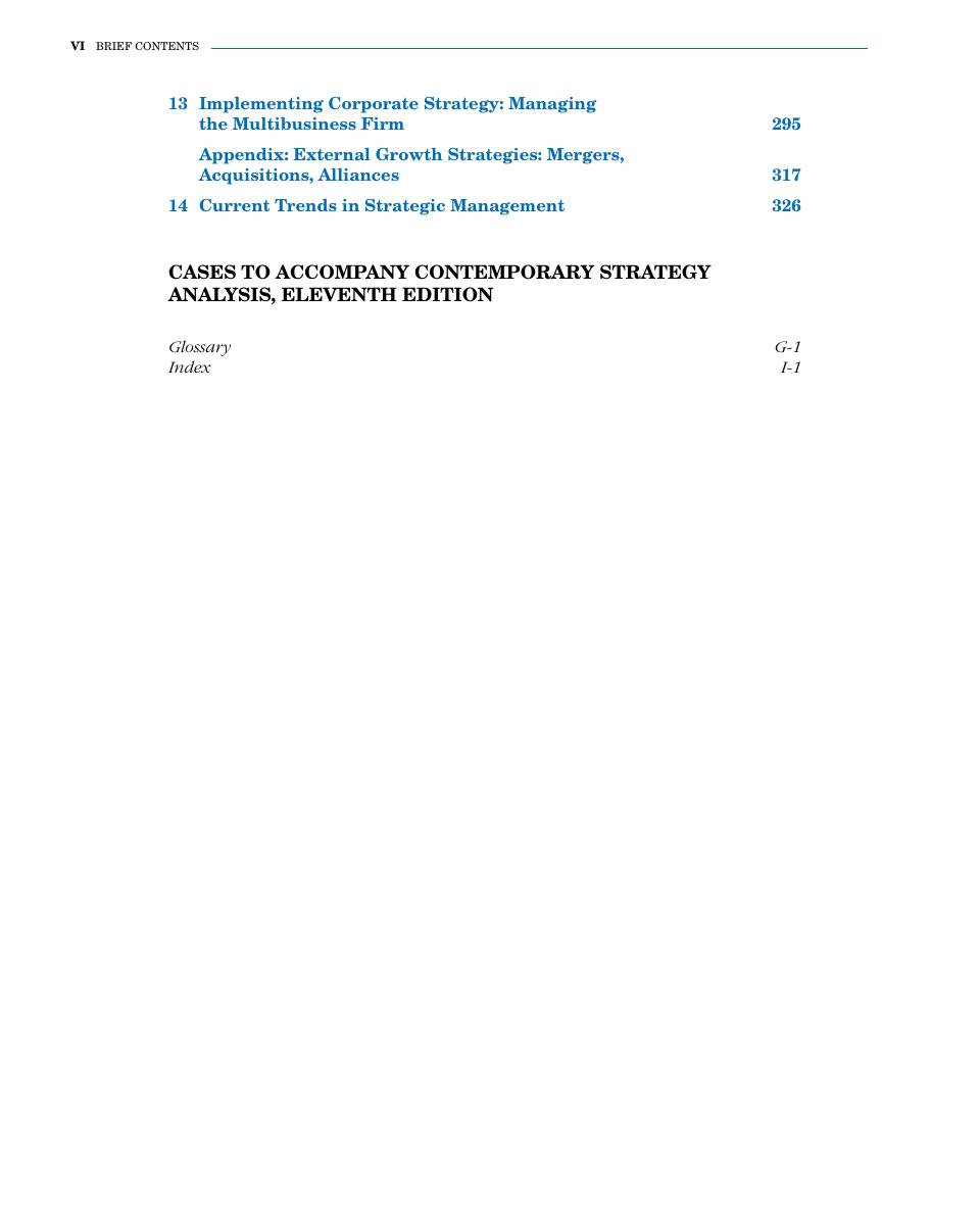 Preview page 8 of eBook Contemporary Strategy Analysis 11th Edition By Robert Grant