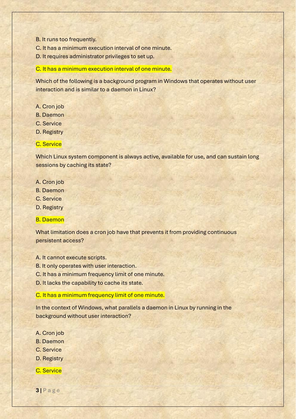 Preview page 3 of COMPTIA PENTEST+ EXAM TEST BANK 1