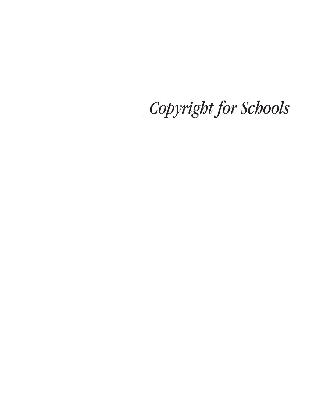 Preview page 2 of eBook Copyright for Schools A Practical Guide 6th Edition By Carol Simpson, Sara Wolf