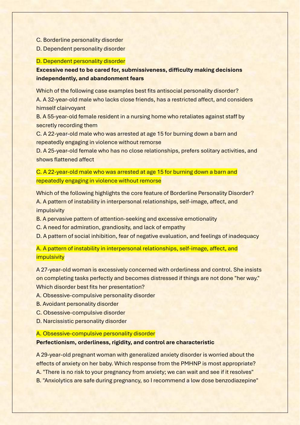 Preview page 2 of NR607 CEA EXAM /NR607 CEA EXAM REVIEW