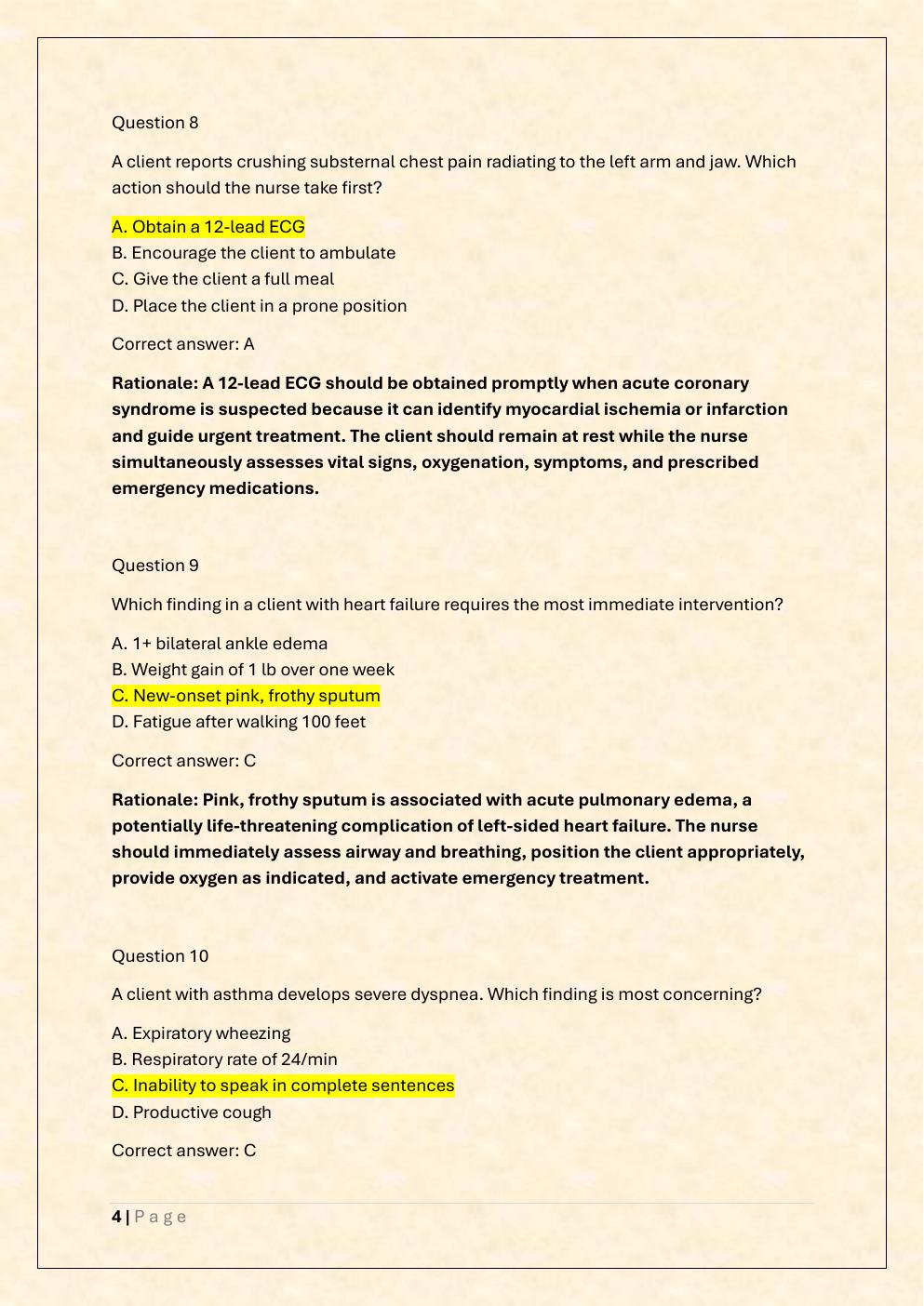 Preview page 4 of NSG 4800 COMPS FINAL EXAM