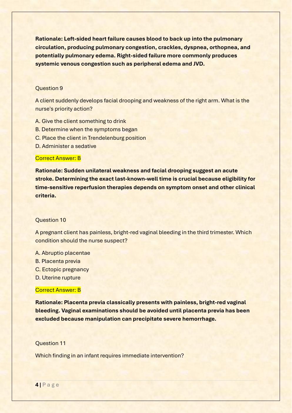 Preview page 4 of NSG 4800 COMPS EXAM