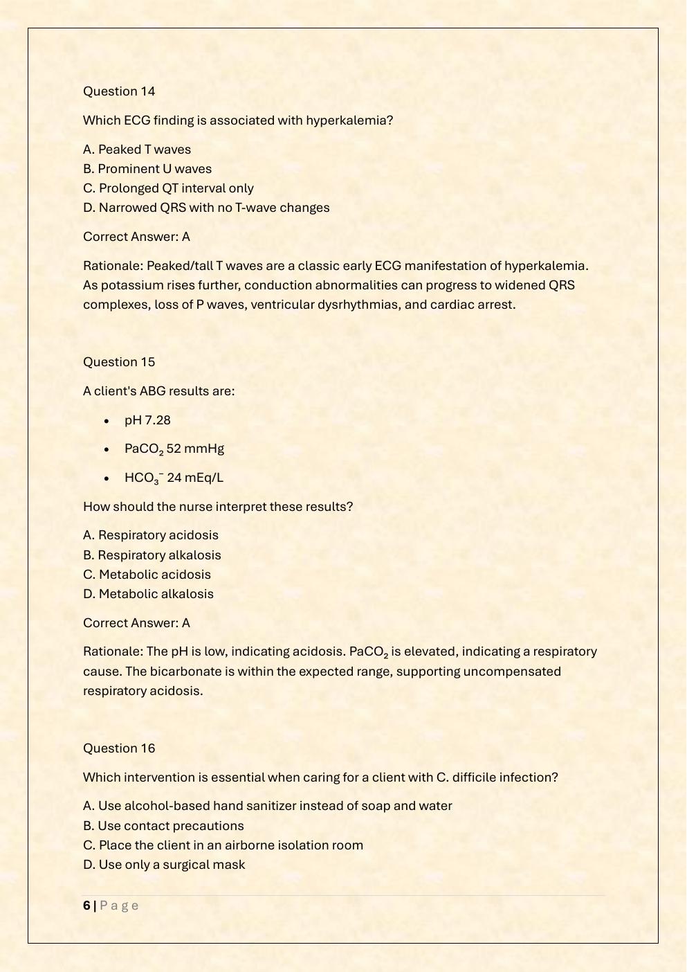 Preview page 6 of NSG 4800 COMPS EXAM
