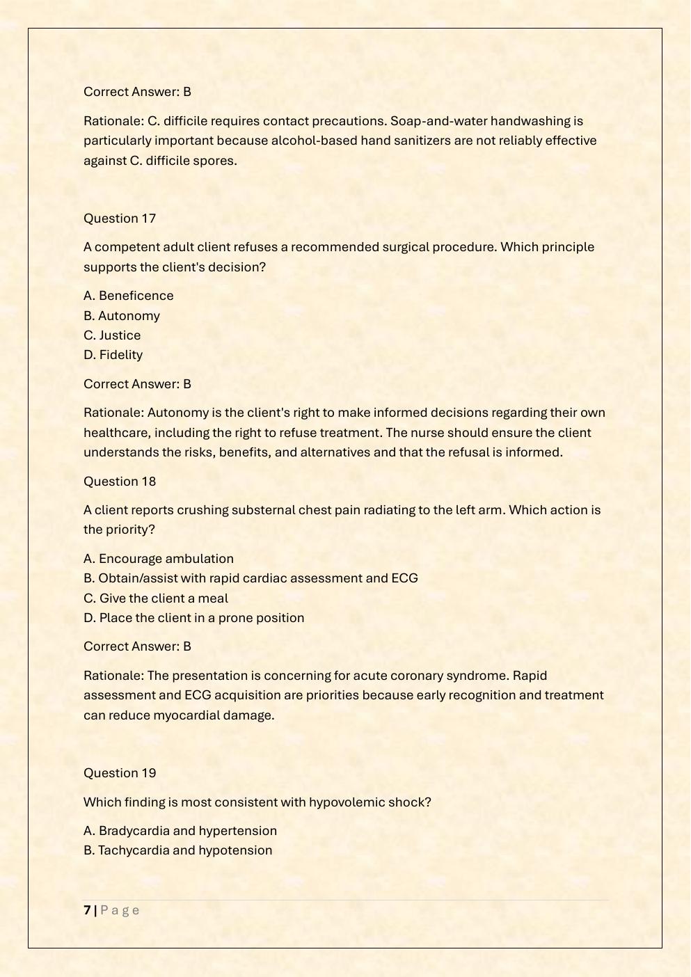 Preview page 7 of NSG 4800 COMPS EXAM