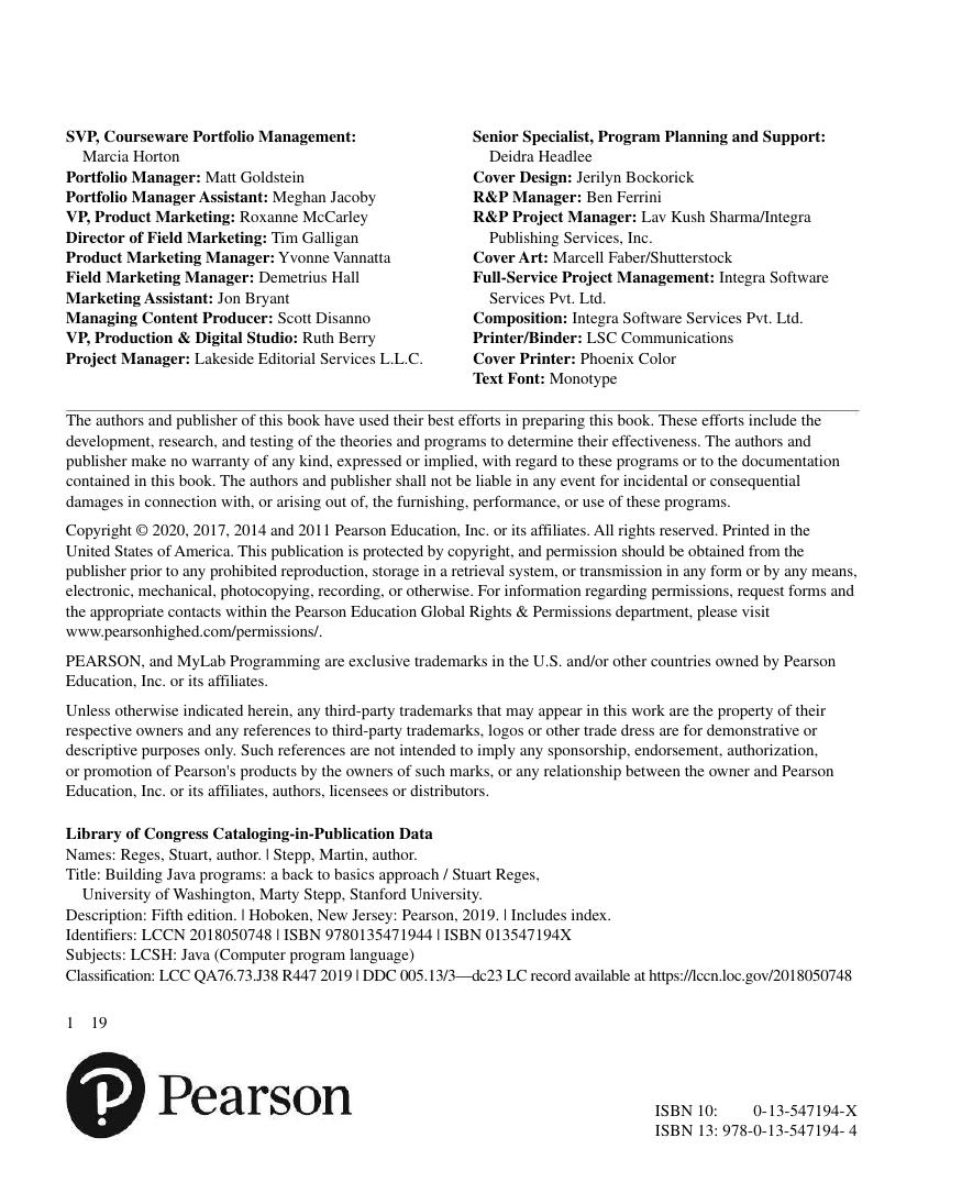 Preview page 3 of Building Java Programs A Back to Basics Approach 5th Edition By Stuart Reges, Marty Stepp