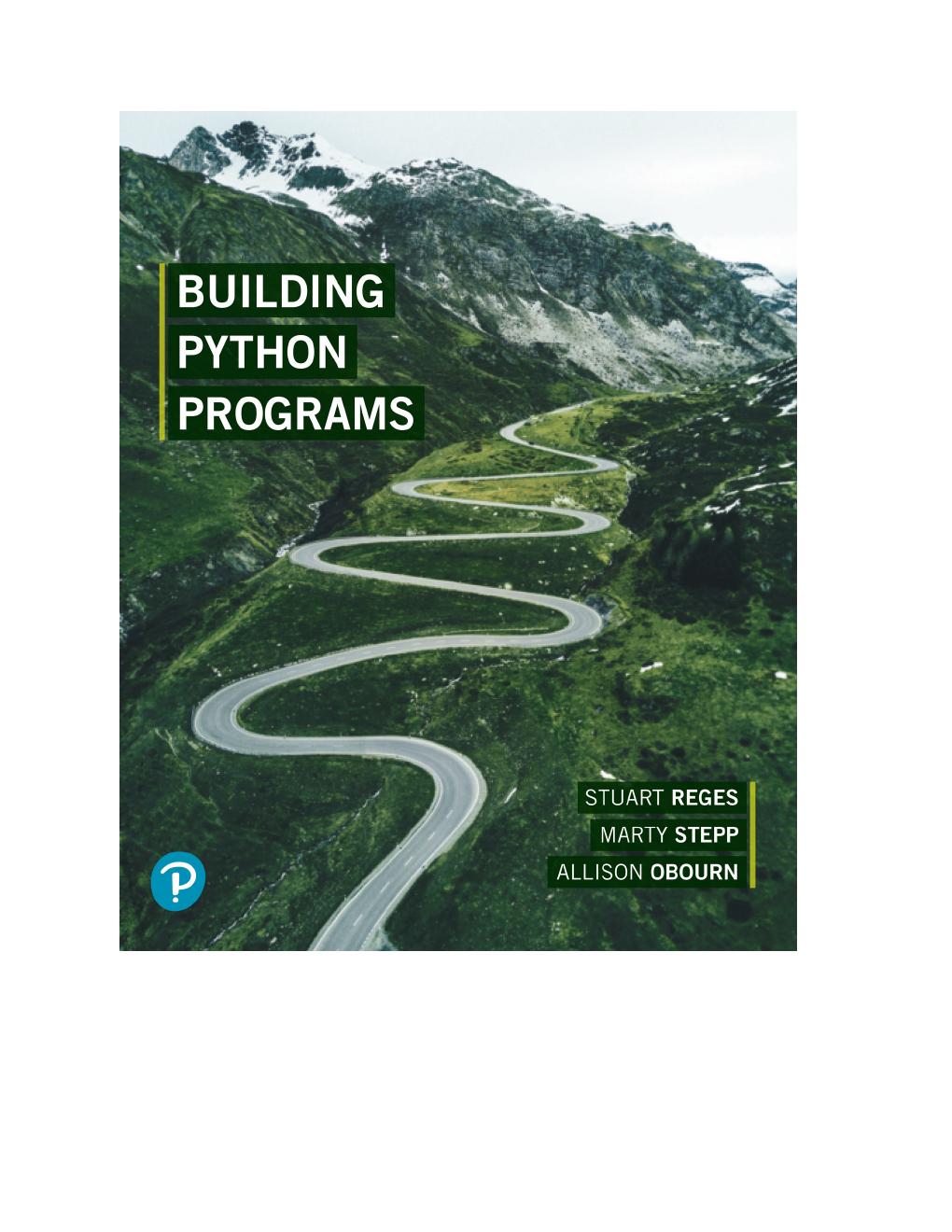 Preview page 2 of Building Python Programs 1st Edition By Stuart Reges, Marty Stepp, Allison Obourn