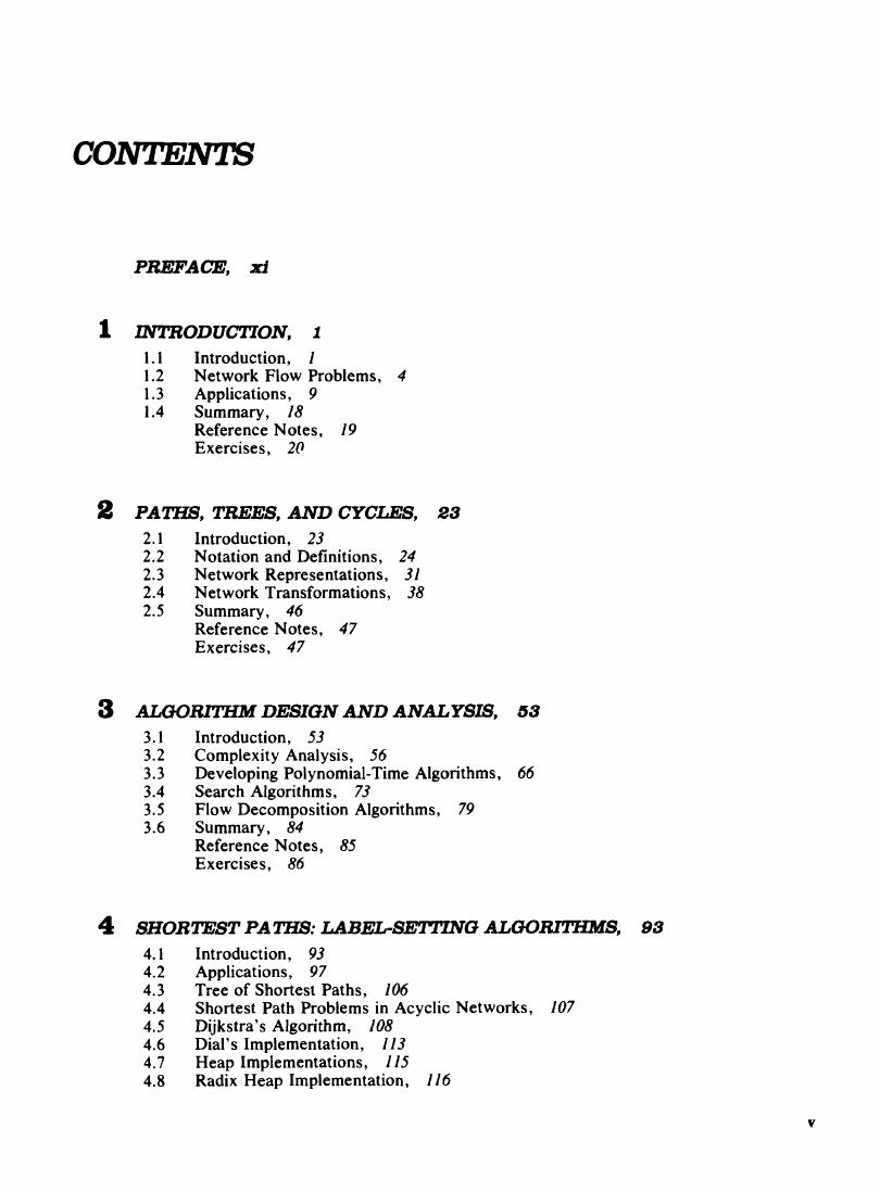 Preview page 6 of Network Flows Theory, Algorithms, and Applications 1st Edition By Ravindra K. Ahuja, Thomas L. Magnanti, James B. Orlin