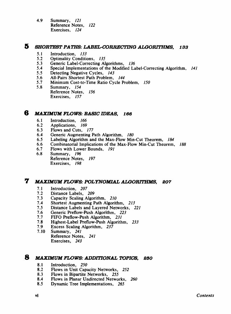 Preview page 7 of Network Flows Theory, Algorithms, and Applications 1st Edition By Ravindra K. Ahuja, Thomas L. Magnanti, James B. Orlin