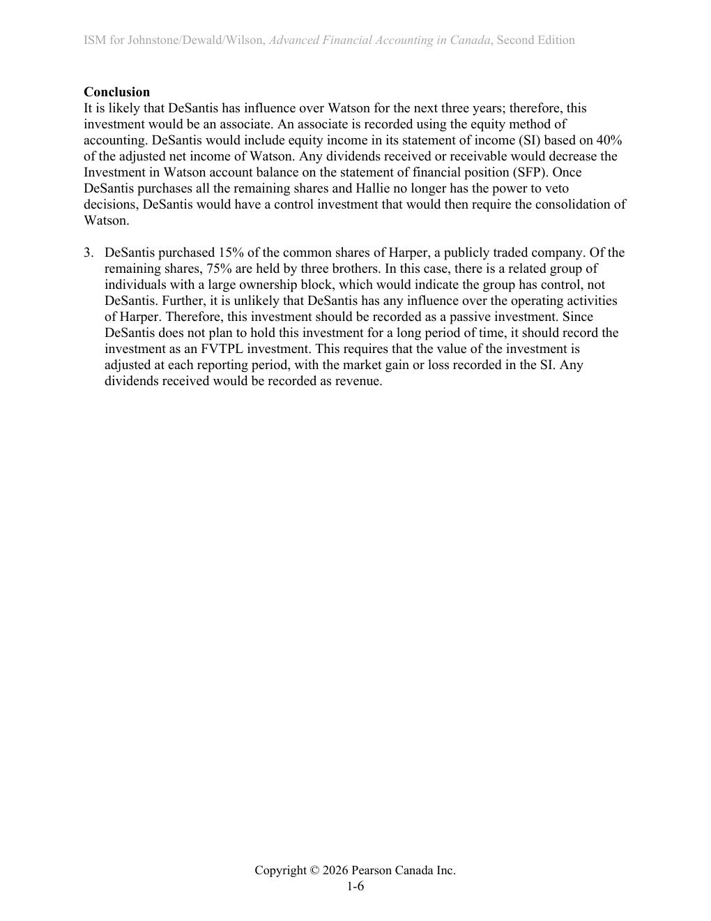 Preview page 6 of Solutions Advanced Financial Accounting in Canada 2nd Edition Johnstone