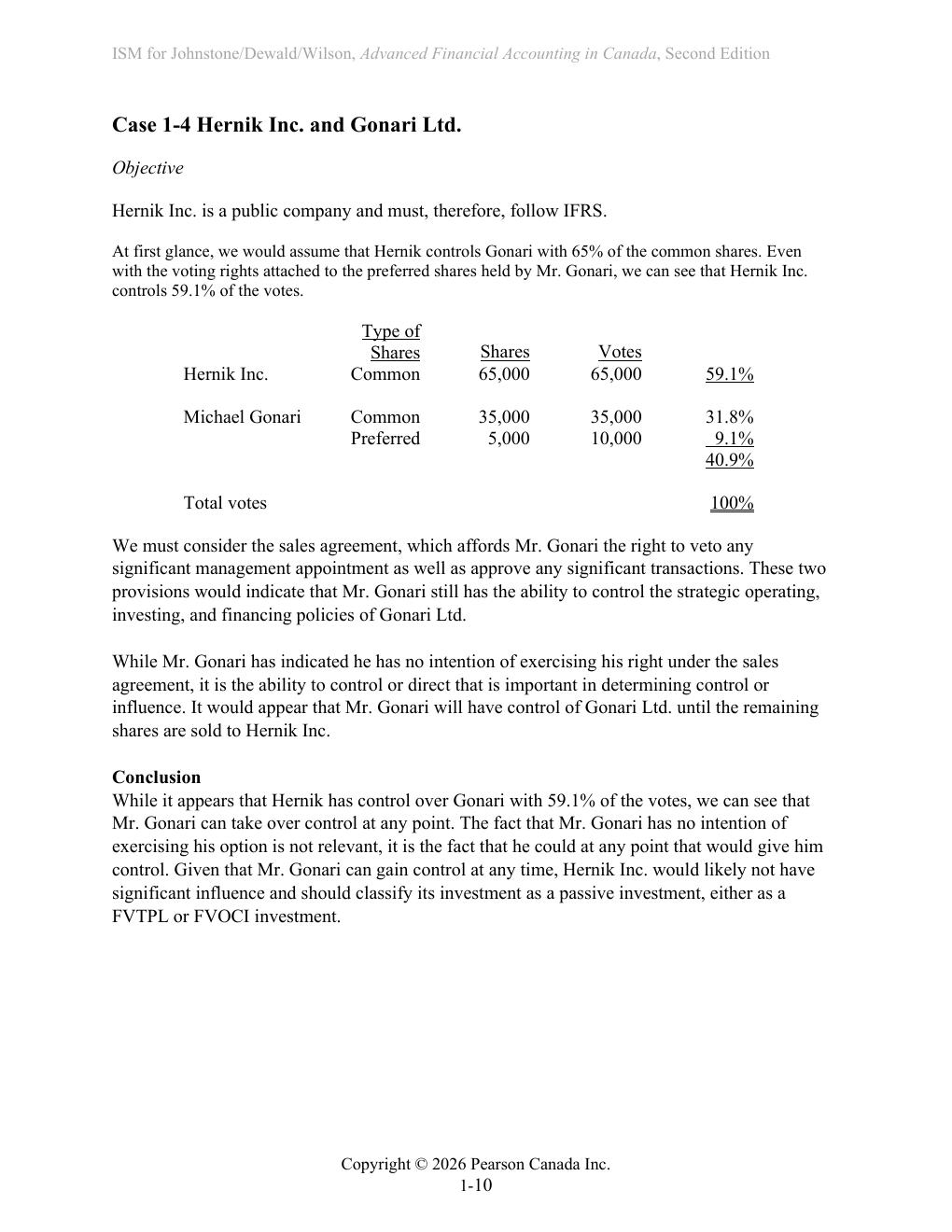 Preview page 10 of Solutions Advanced Financial Accounting in Canada 2nd Edition Johnstone