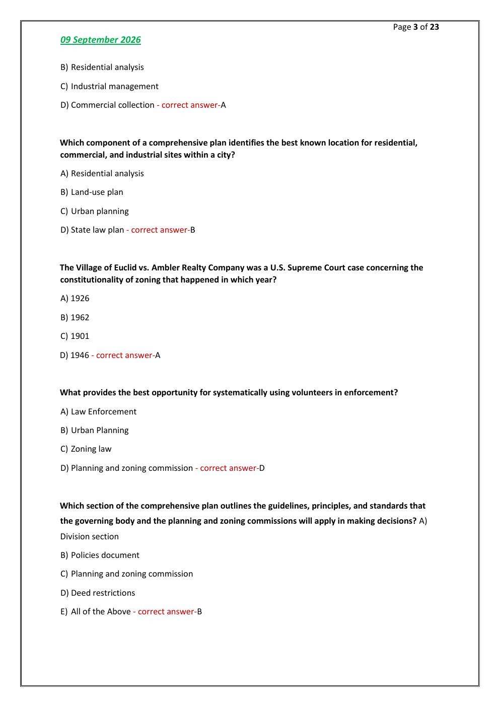 Preview page 3 of Basic Code Enforcement TEEX & TDLR EXAM 2026/2027  LATEST EXAM TEST UNDER NEW GUIDELINE 150 QUESTIONS  AND CORRECT ANSWE