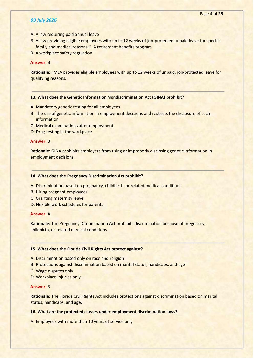 Preview page 4 of Admin Aspects Code Enforcement EXAM 2026/2027 LATEST EXAM  TEST UNDER NEW GUIDELINE 101 QUESTIONS AND CORRECT  ANSWERS P