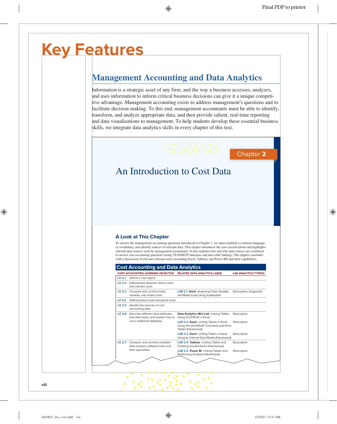 Preview page 9 of eBook Cost Accounting A Data Analytics Approach (2024 Release) By Margaret Christ