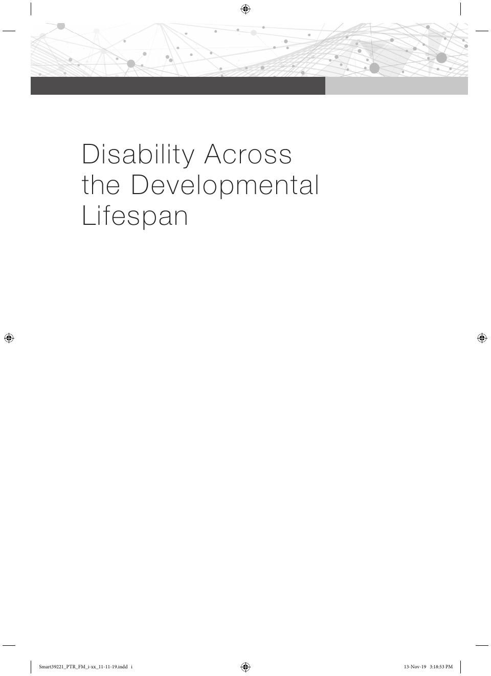 Preview page 2 of eBook Disability Across the Developmental Lifespan 2nd Julie Smart