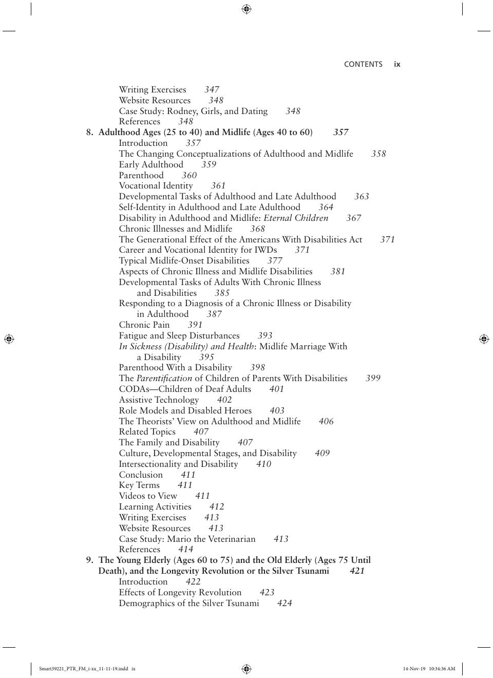 Preview page 10 of eBook Disability Across the Developmental Lifespan 2nd Julie Smart