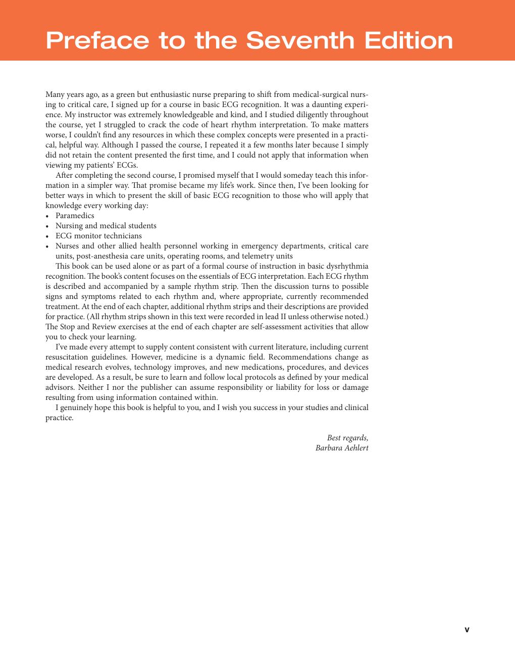 Preview page 6 of eBook ECGs Made Easy 7th
