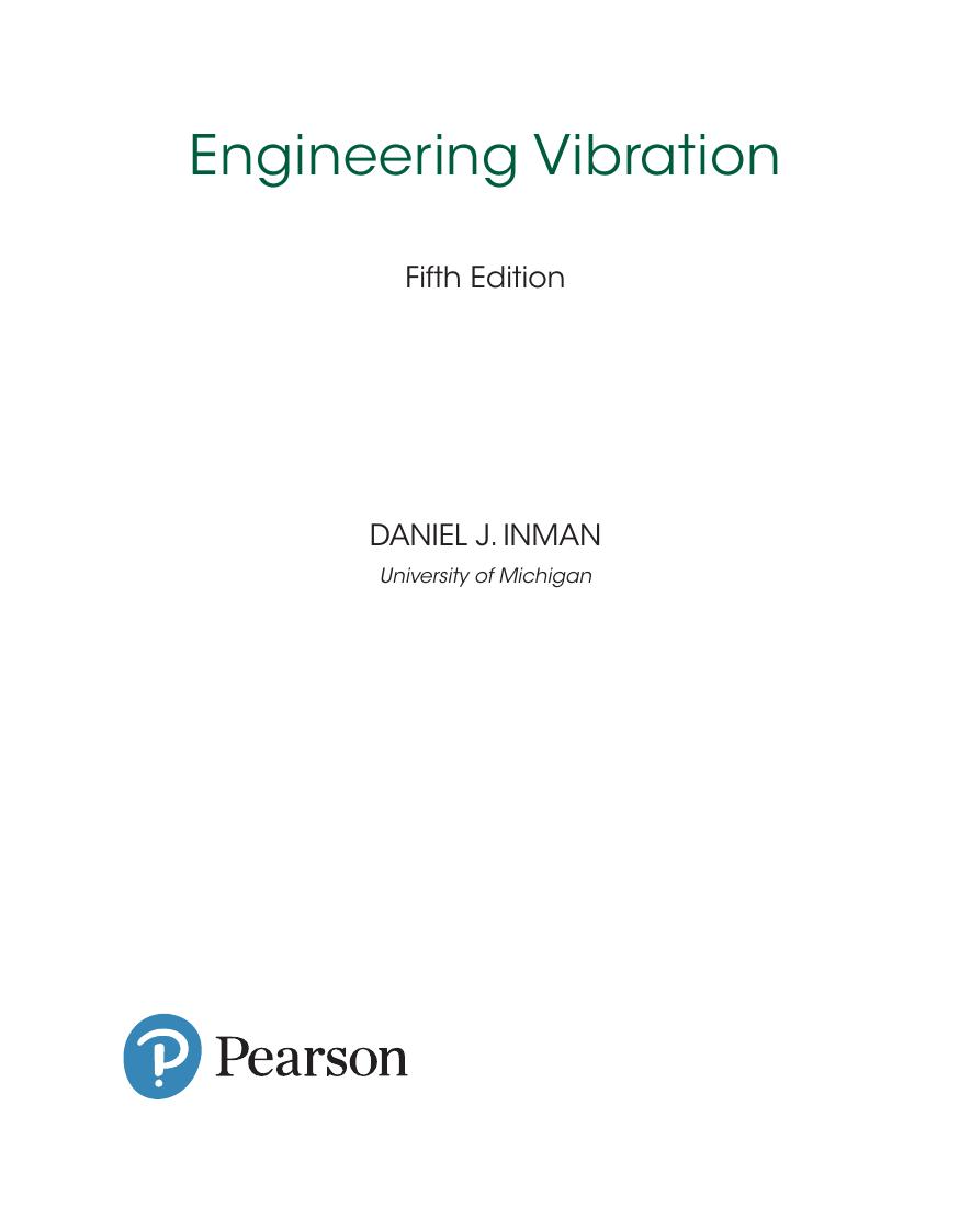 Preview page 2 of eBook Engineering Vibration 5th Edition By Daniel Inman