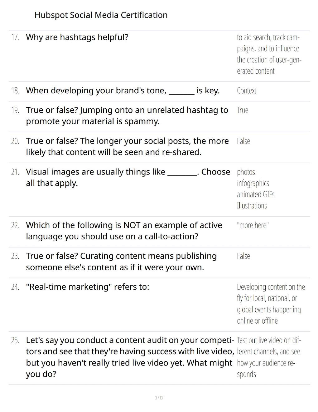 Preview page 3 of HubSpot Social Media Certification – Comprehensive Study Guide with Practice Questions & Exam Preparation