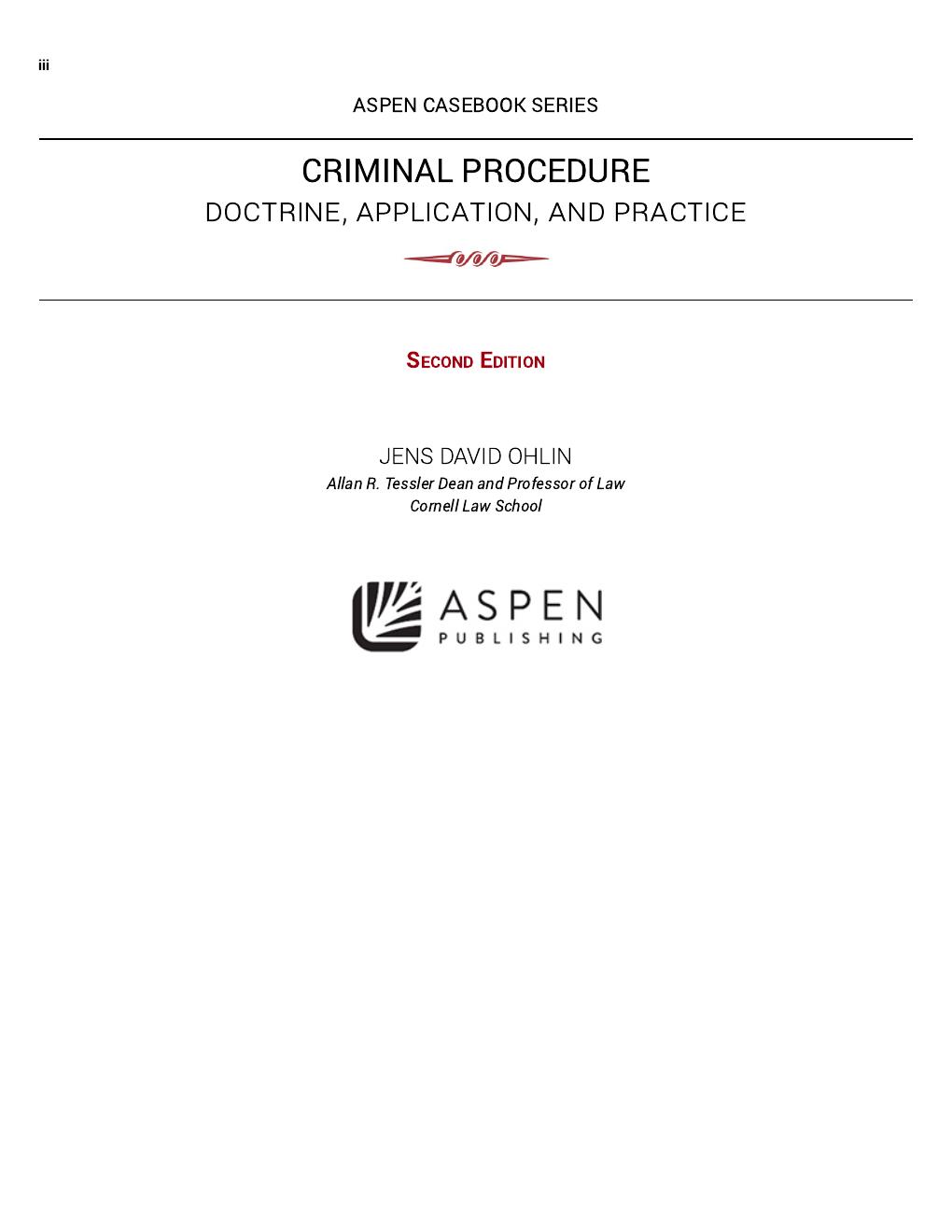 Preview page 4 of Criminal Procedure Doctrine Application and Practice 2nd Edition By Ohlin eBook PDF