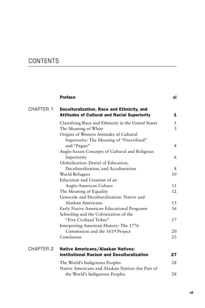 Preview page 8 of Deculturalization and the Struggle for Equality 10th Edition By Joel H Spring eBook PDF