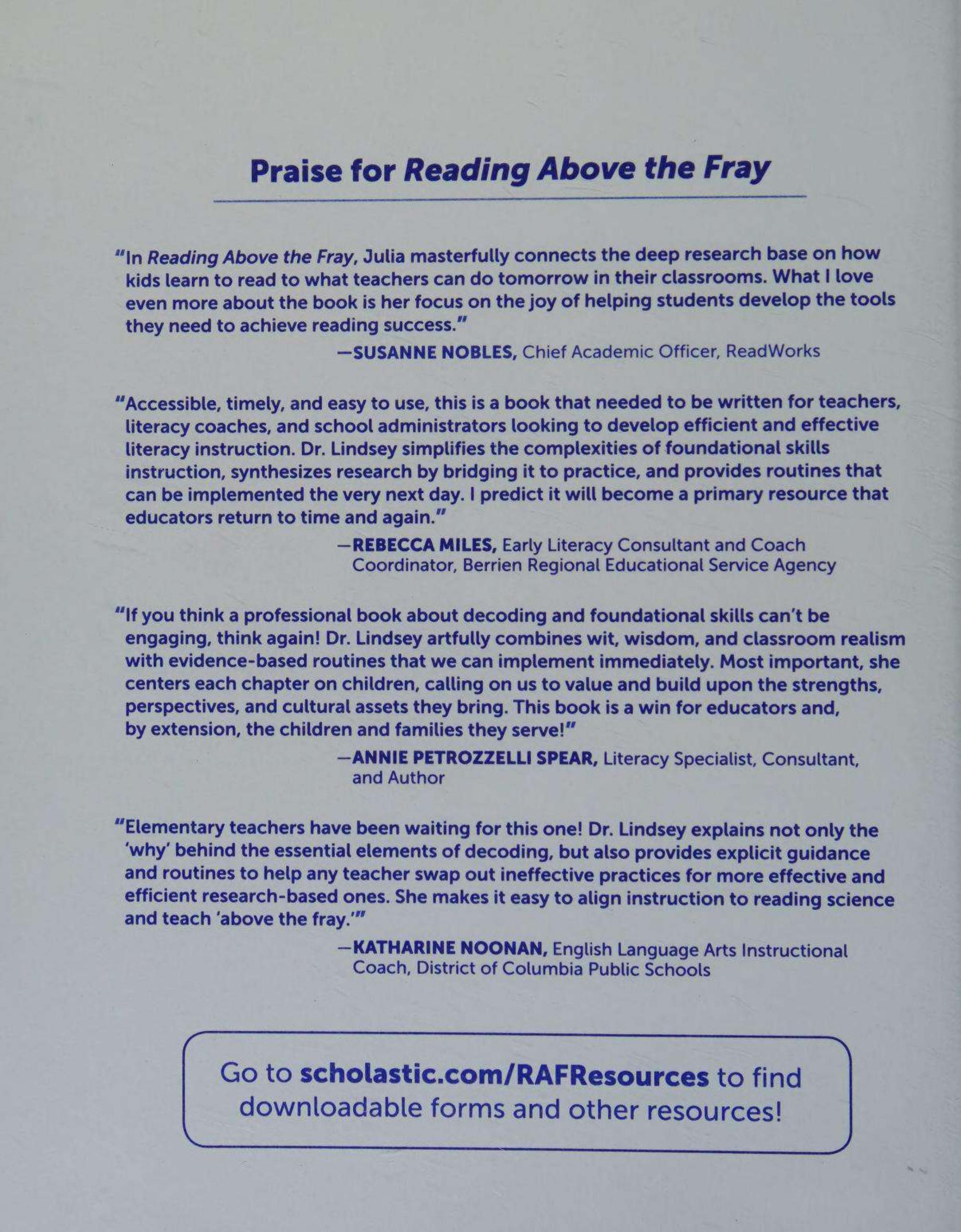 Preview page 2 of (scan copy) eBook Reading Above the Fray Reliable, Research-Based Routines for Developing Decoding Skills By Julia Linds