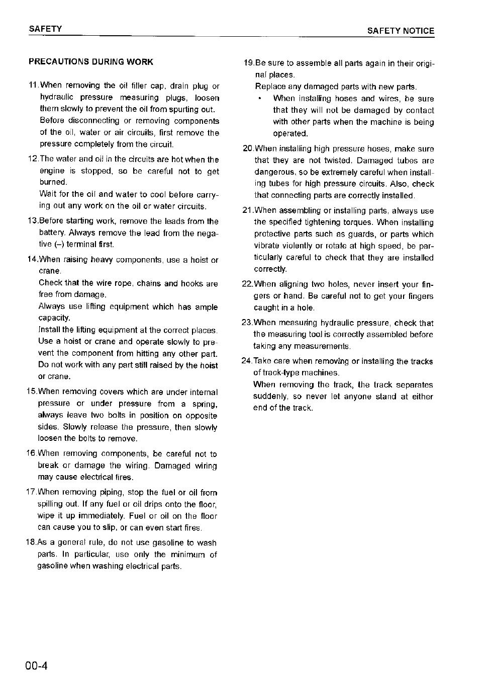 Preview page 9 of Komatsu WA500-3 Wheel Loader Service Manual