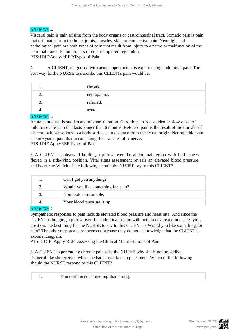 Preview page 4 of Test Bank Prioritization Delegation and Assignment 5th Edition