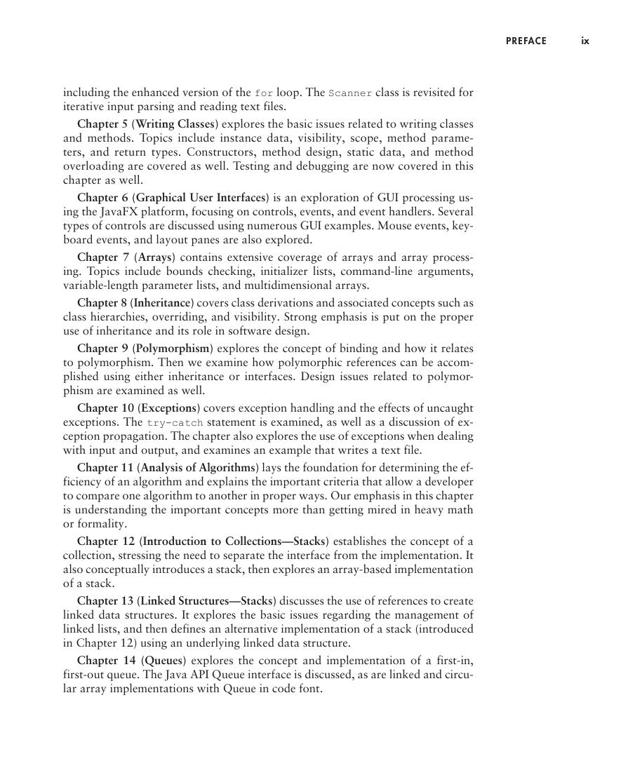 Preview page 6 of Java Foundations Introduction to Program Design and Data Structures 5th Edition By John Lewis, Peter DePasquale, Joe Cha