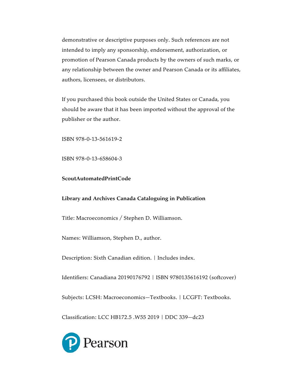 Preview page 5 of Macroeconomics 6th Canadian Edition By Stephen D Williamson