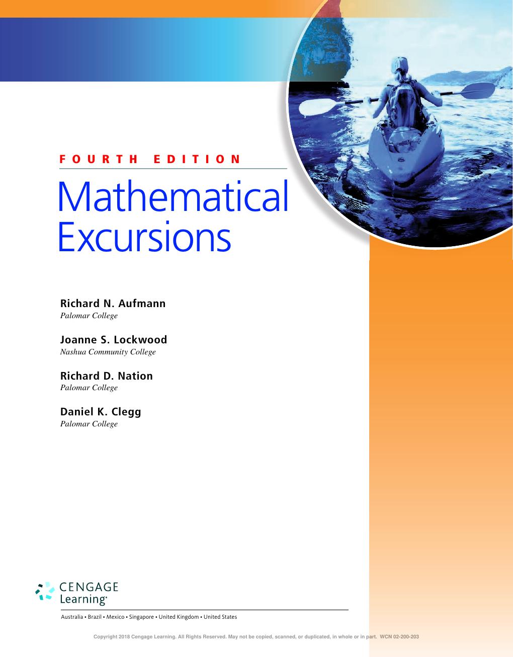 Preview page 5 of Mathematical Excursions 4th Edition By Richard N. Aufmann