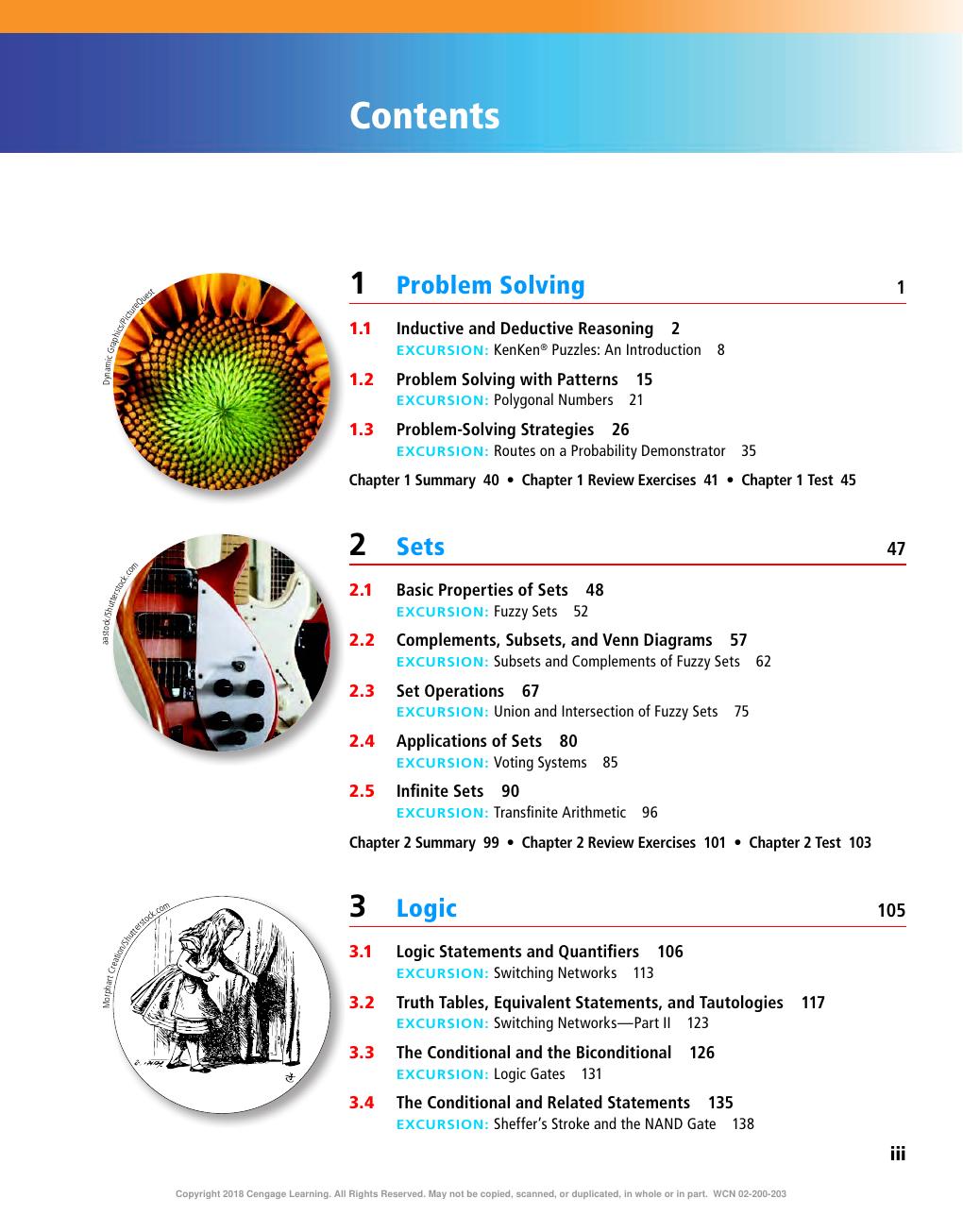 Preview page 7 of Mathematical Excursions 4th Edition By Richard N. Aufmann