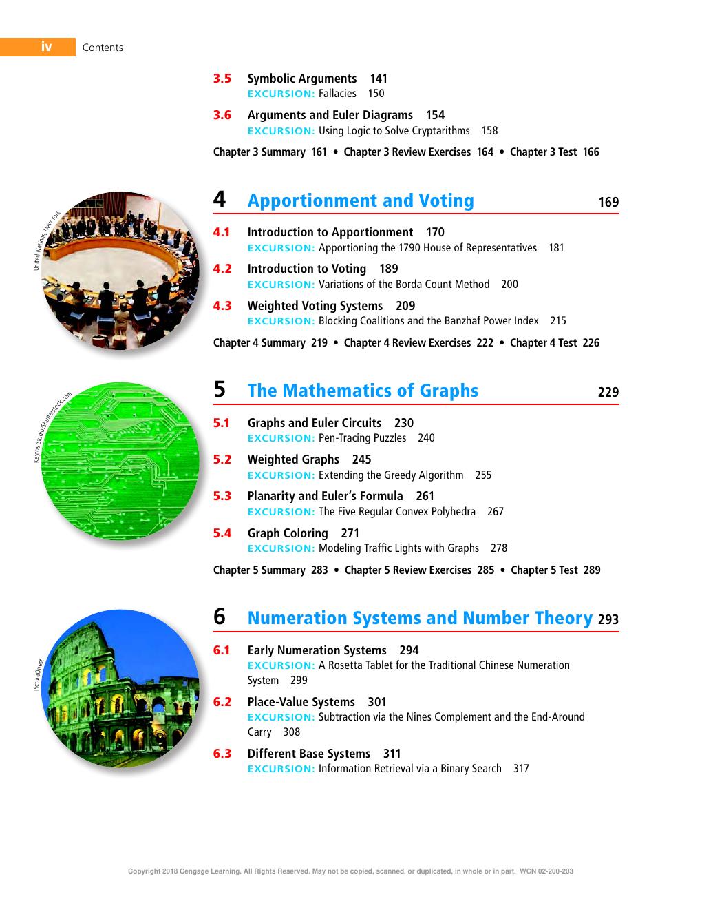 Preview page 8 of Mathematical Excursions 4th Edition By Richard N. Aufmann
