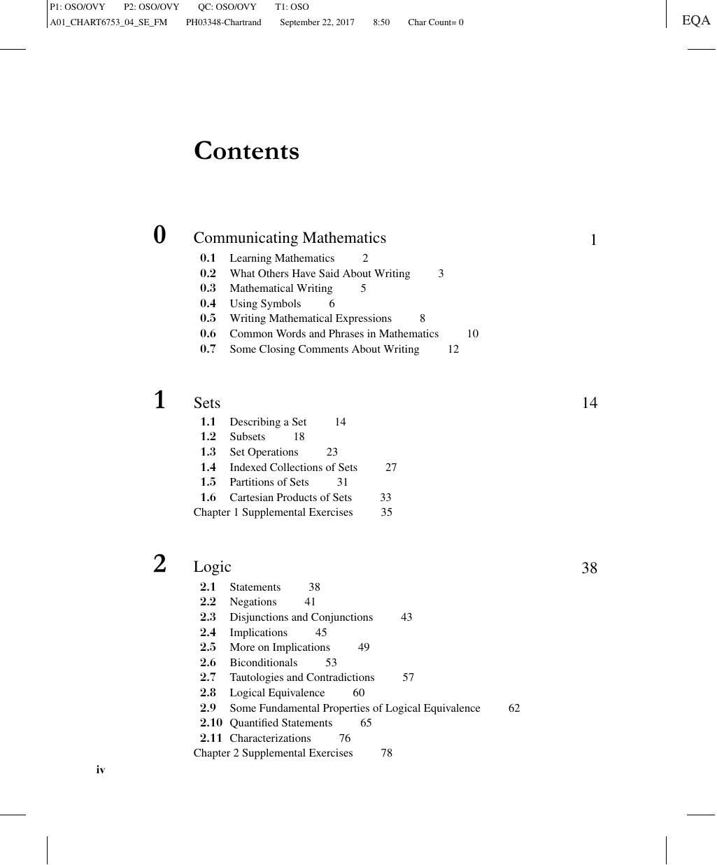 Preview page 5 of Mathematical Proofs A Transition to Advanced Mathematics 4th Edition By Gary Chartrand, Albert Polimeni, Ping Zhang