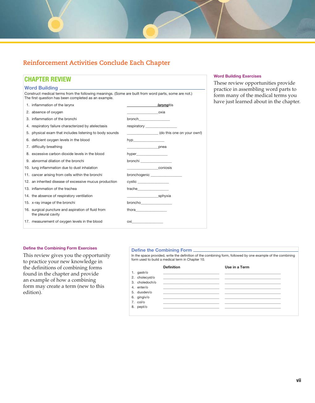 Preview page 9 of Medical terminology complete 4th Edition By Bruce Wingerd