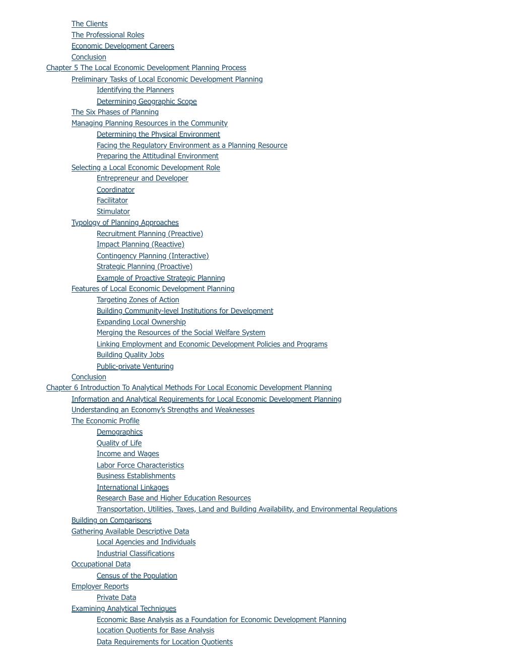 Preview page 9 of Planning Local Economic Development Theory and Practice 7th Edition By Nancey Leigh