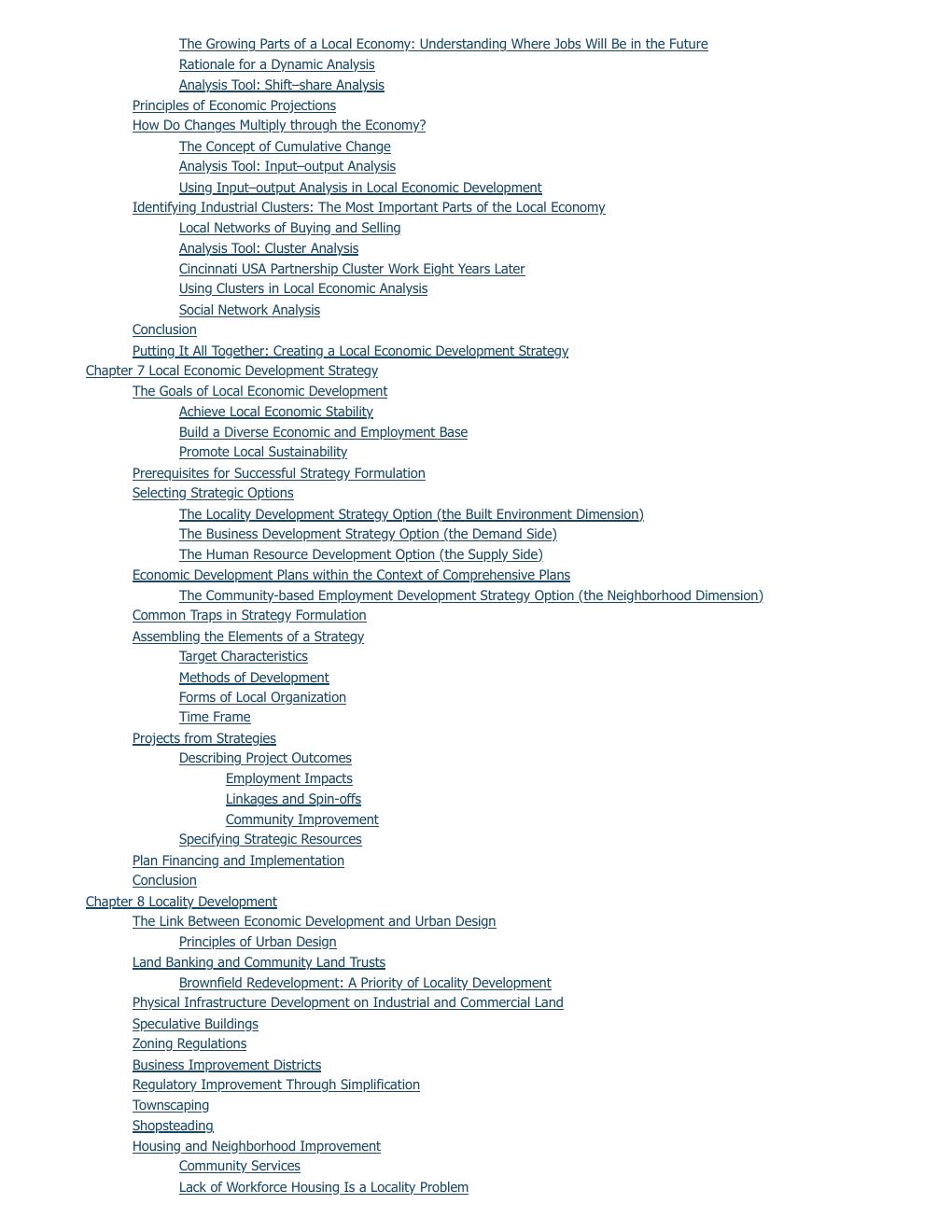 Preview page 10 of Planning Local Economic Development Theory and Practice 7th Edition By Nancey Leigh