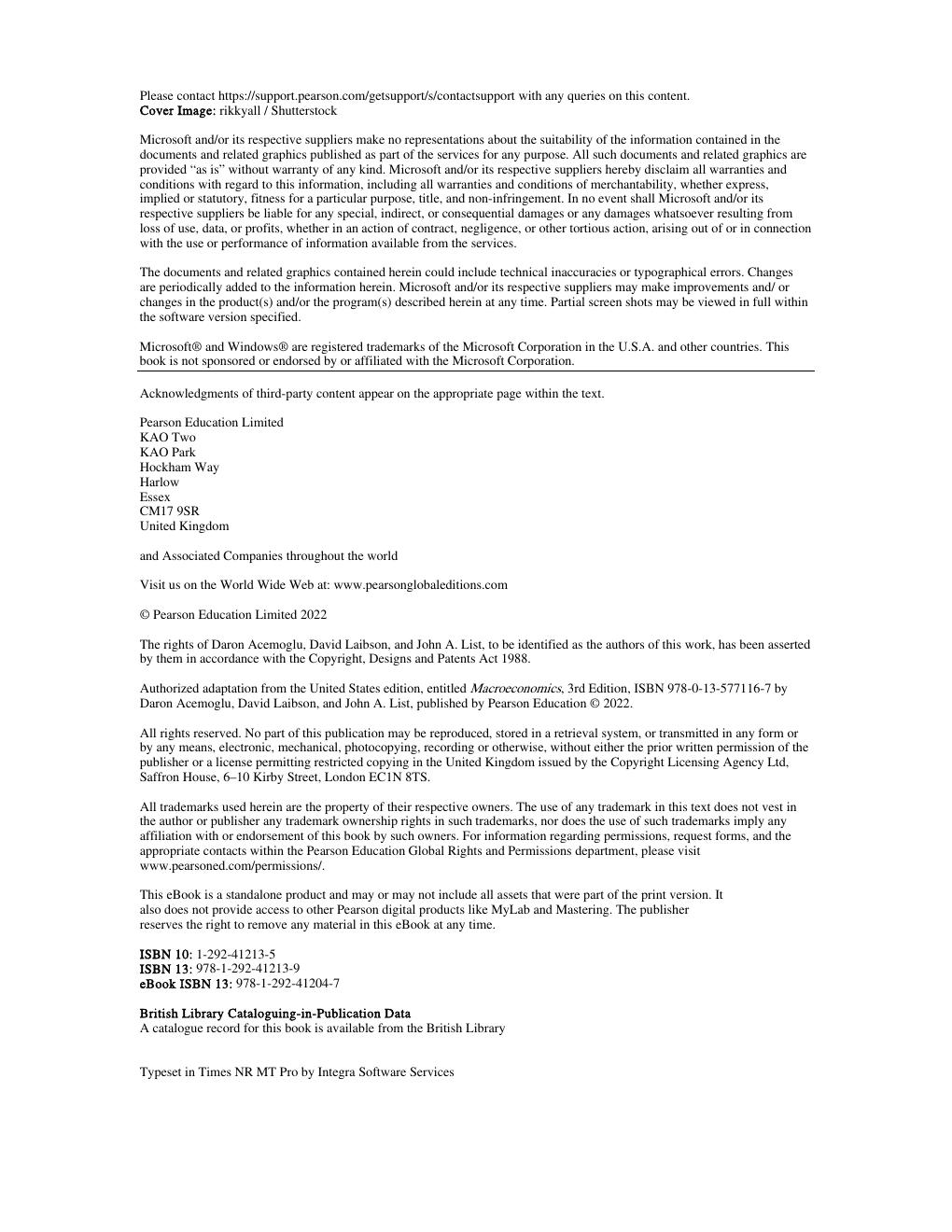 Preview page 5 of Macroeconomics 3rd Global Edition By Daron Acemoglu, David Laibson, John List
