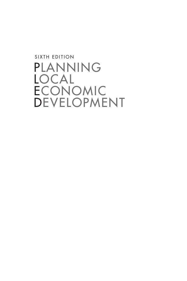 Preview page 2 of Planning Local Economic Development Theory and Practice 6th Edition By Nancey Leigh, Edward Blakely