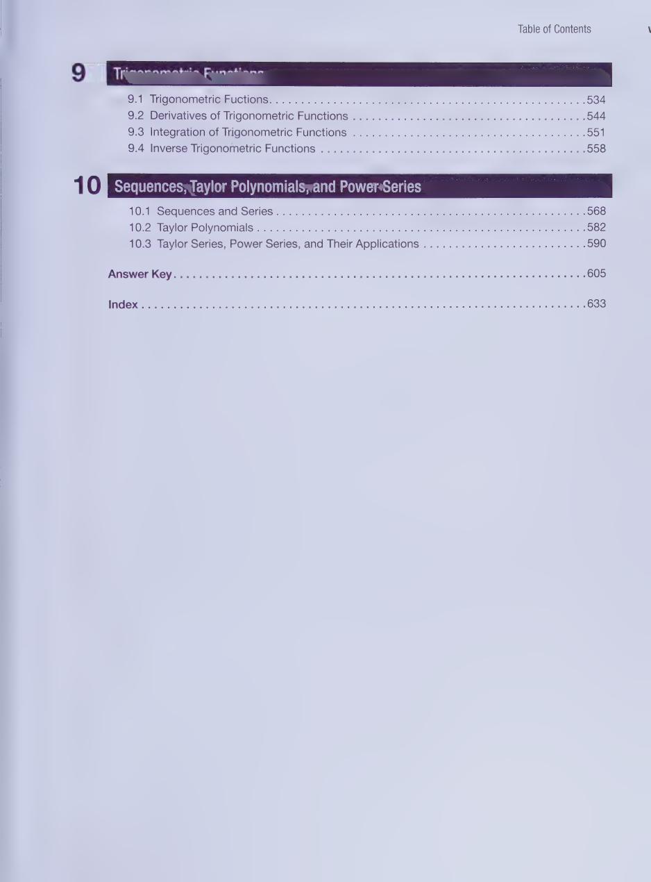 Preview page 8 of Essential Calculus with Applications 3rd Edition By Franklin Wright, Spencer Hurd, Bill New