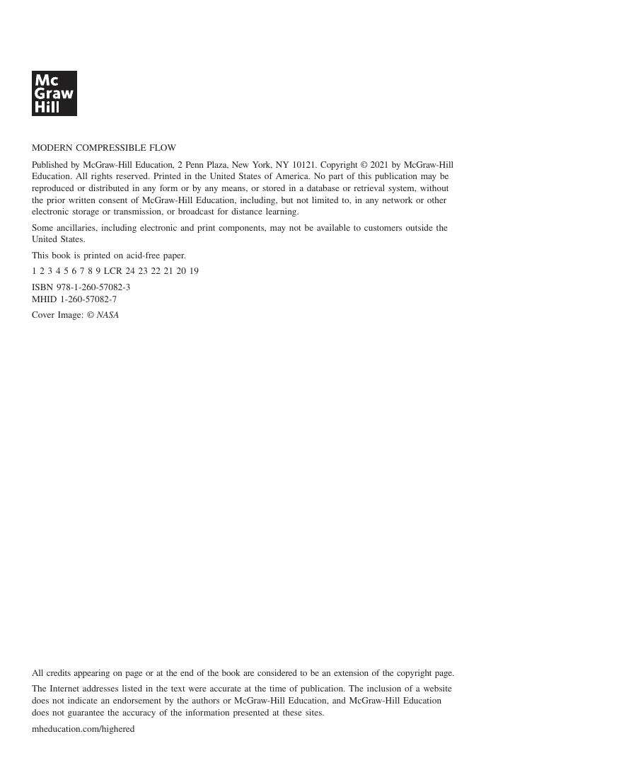 Preview page 5 of Modern Compressible Flow 4th Edition (ISE) By John David Anderson