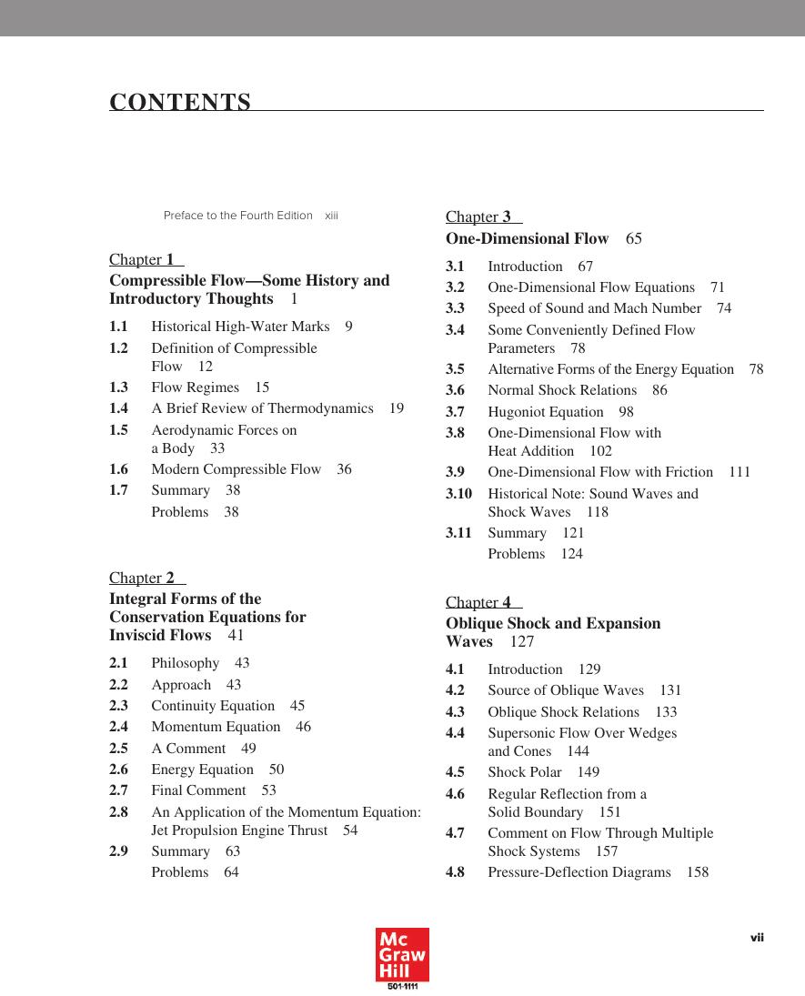 Preview page 8 of Modern Compressible Flow 4th Edition (ISE) By John David Anderson
