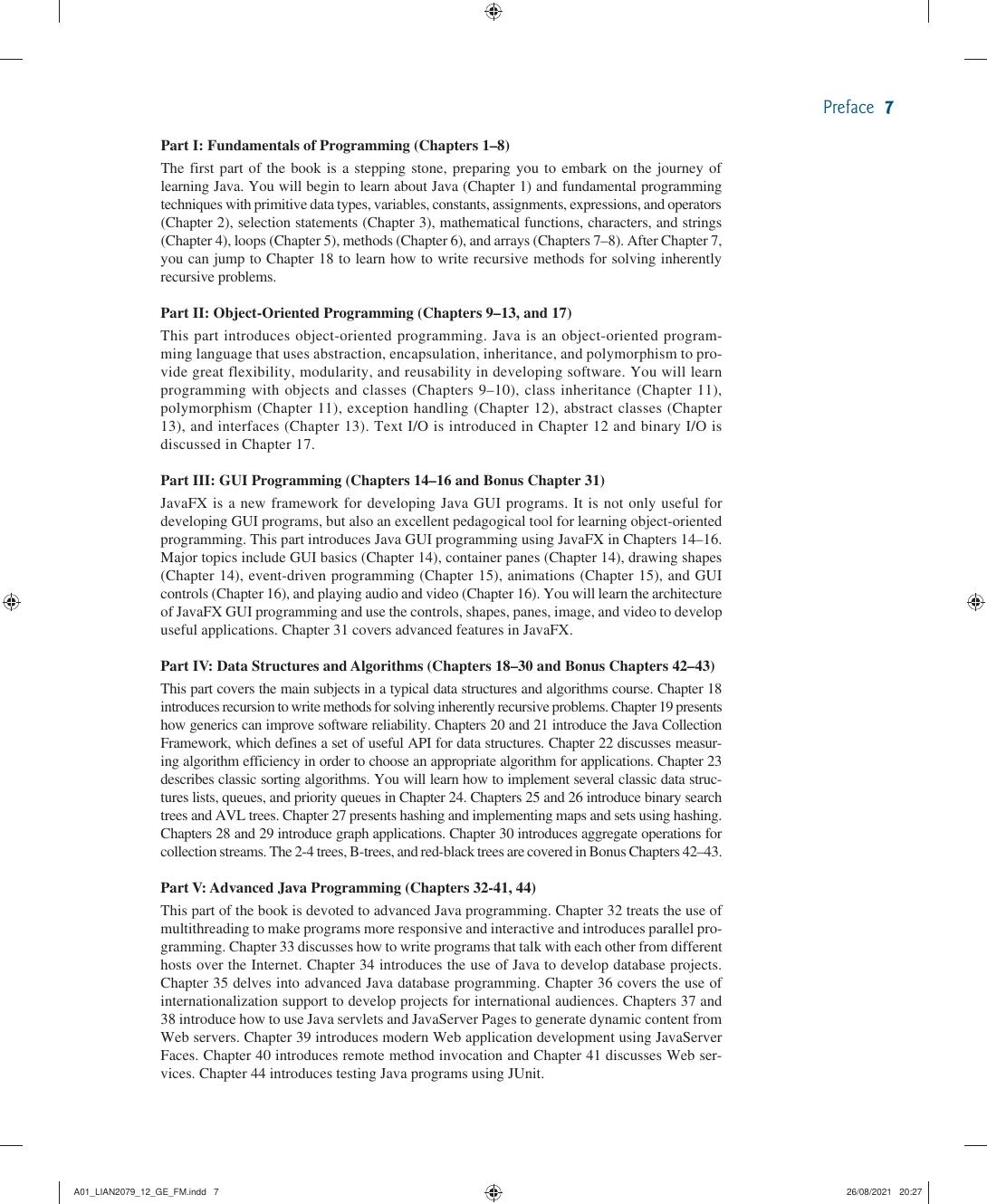 Preview page 8 of Introduction to Java Programming and Data Structures, Comprehensive Version 12th Global Edition By Y. Daniel Liang