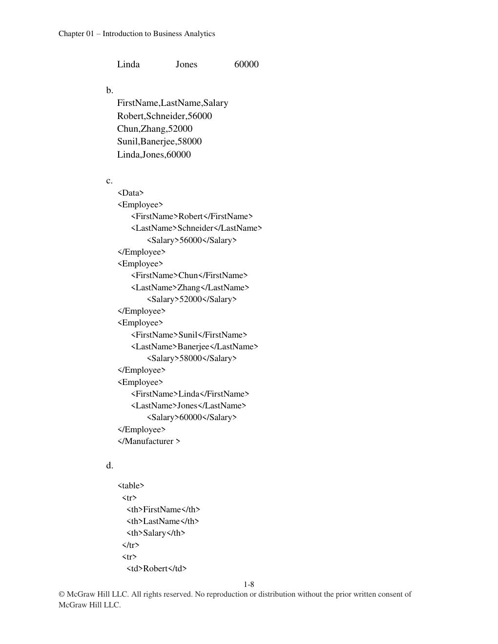 Preview page 8 of Solution Manual for Business Analytics 2nd Edition by James R. Evans