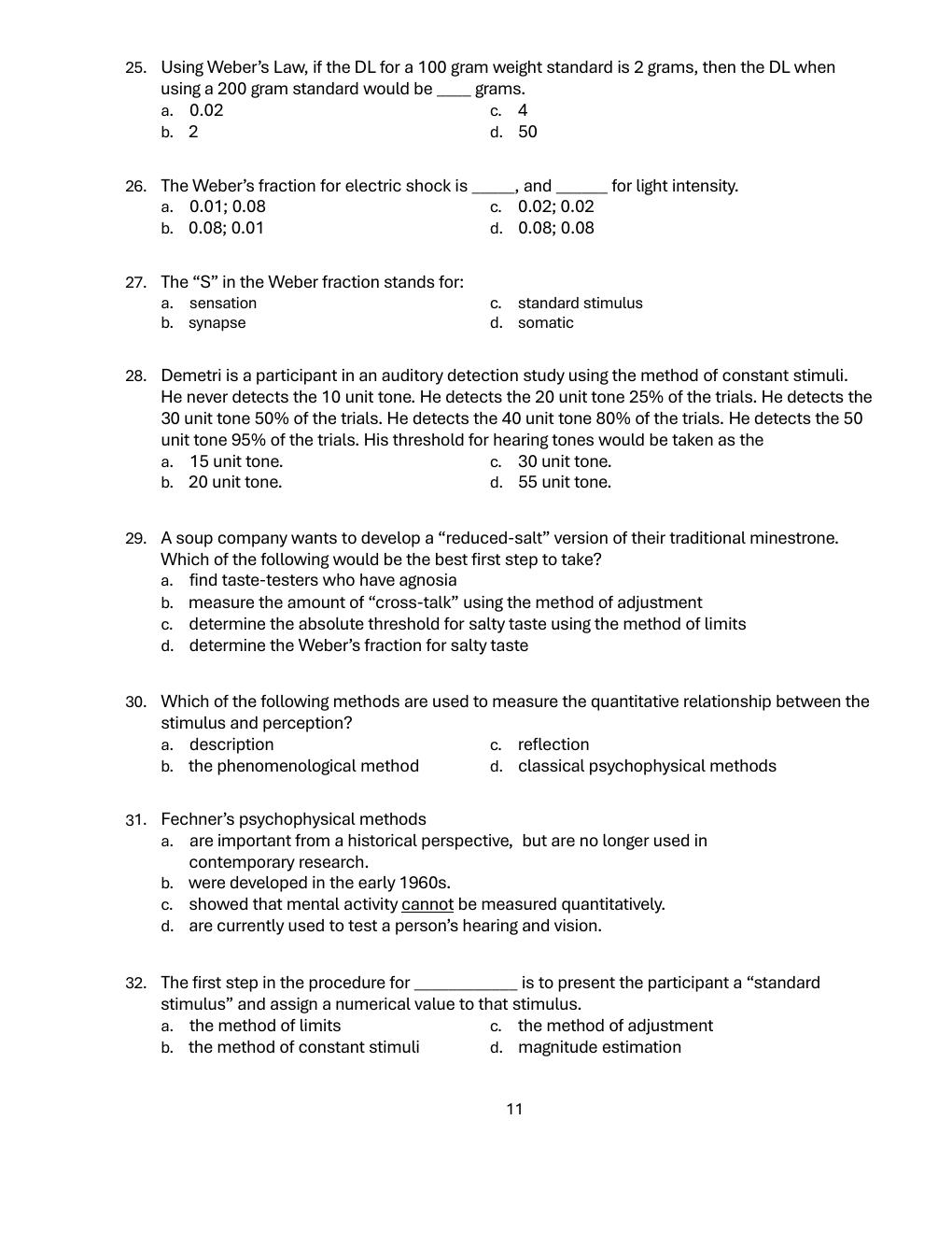 Preview page 6 of TEST BANK Sensation and Perception,10th Edition by Goldstein, Cacciamani Chapter 1 to 15
