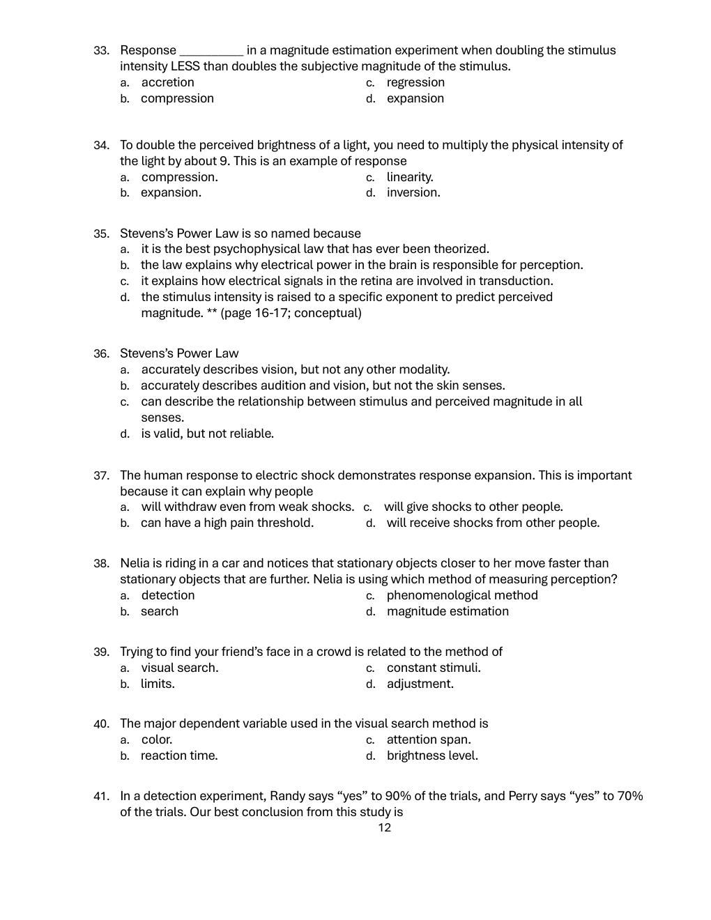 Preview page 7 of TEST BANK Sensation and Perception,10th Edition by Goldstein, Cacciamani Chapter 1 to 15