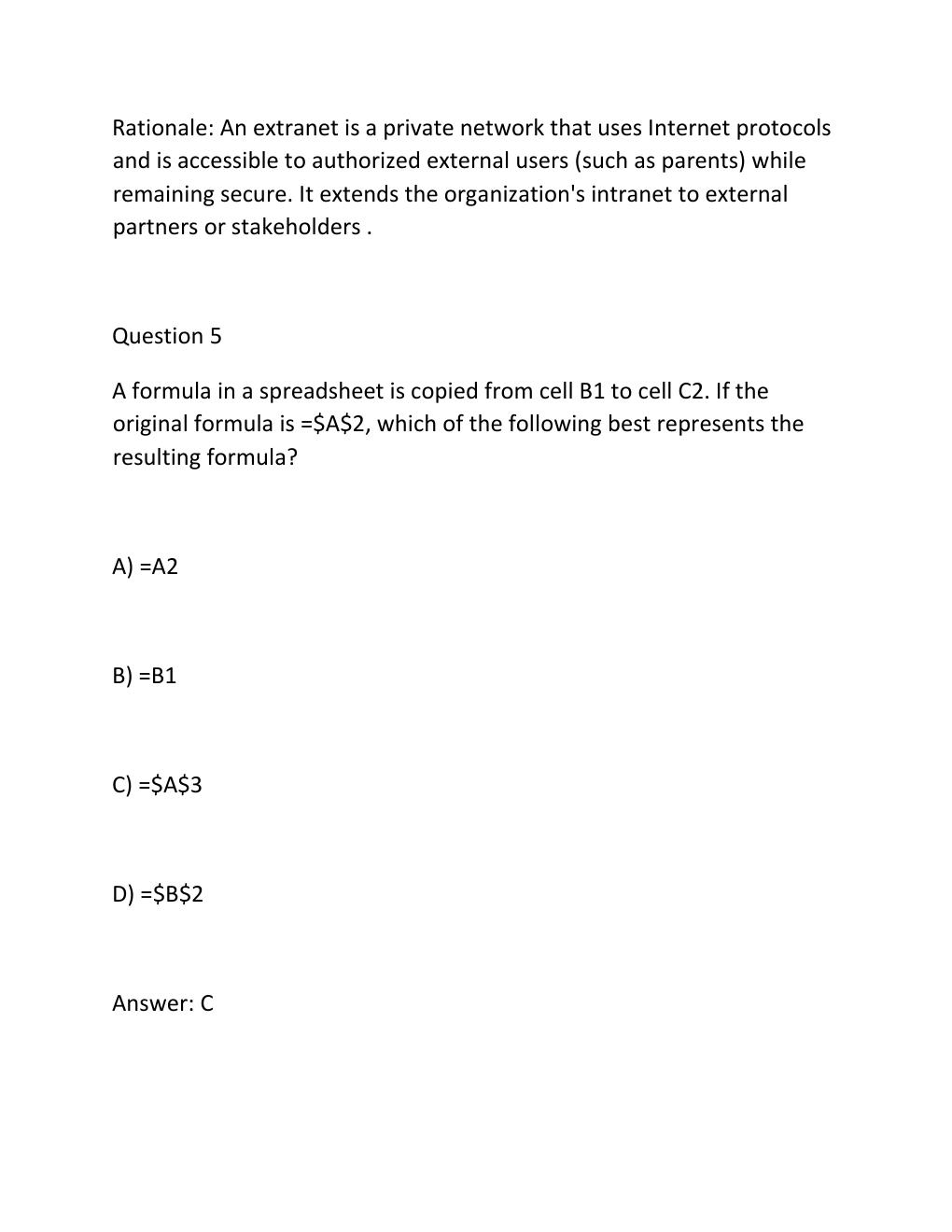 Preview page 5 of TEXES Technology Applications EC-12 (242) Exam Complete Practice Test Bank 300 Questions, ..